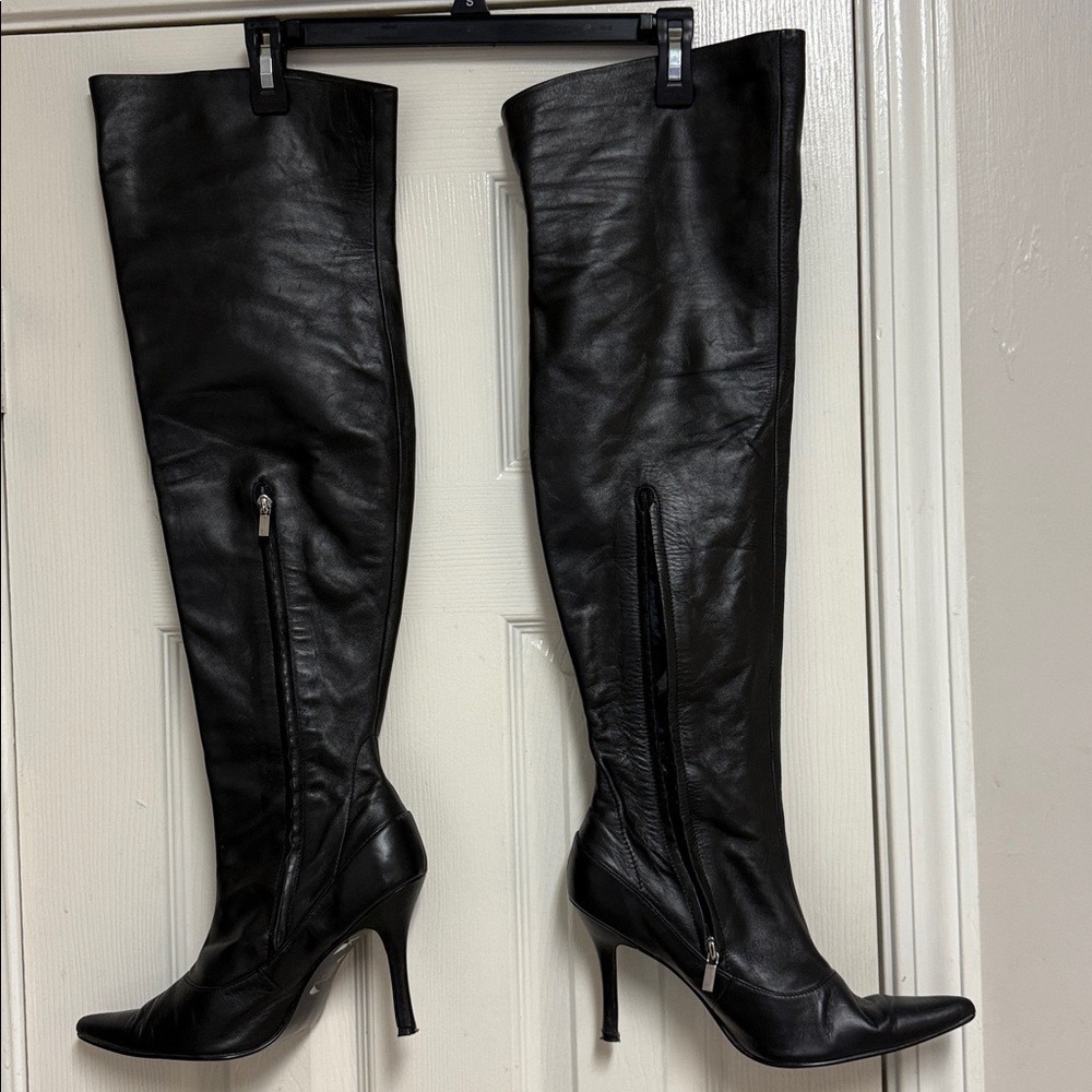 Colin Stuart Women's Black Over-the-Knee Boots - Picture 7 of 16